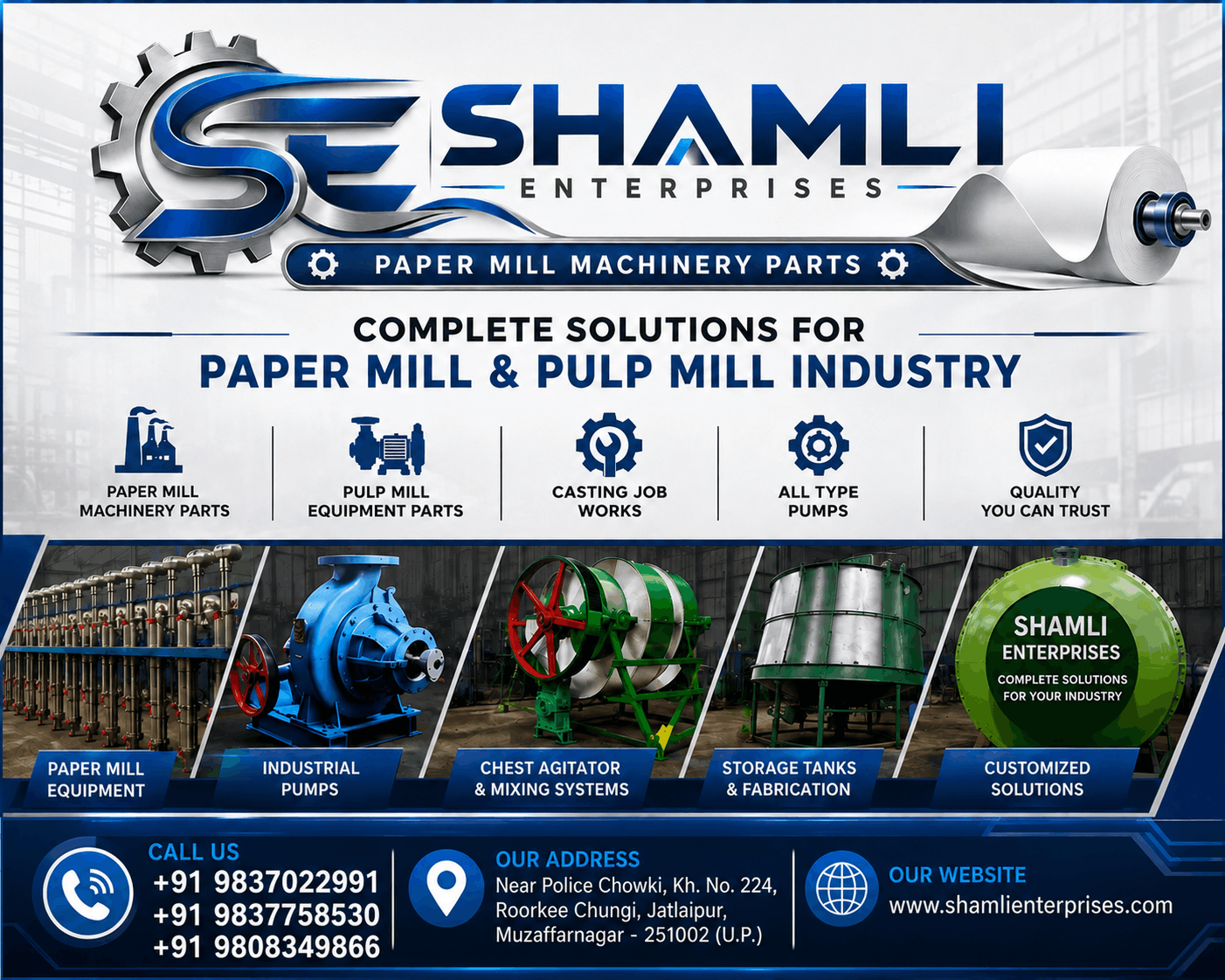 Quality inspection at Shamli Enterprises